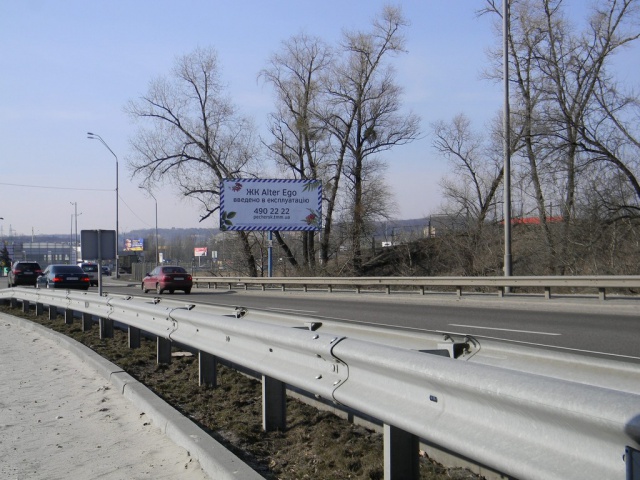 Щит 6x3, Заболотного, съезд на Столичное шоссе (Автоцентр на Столичном, заправка WOG) Щит 6x3, Заболотного, съезд на Столичное шоссе (Автоцентр на Столичном, заправка WOG)