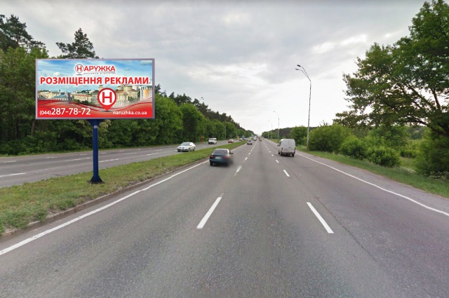 Щит 6x3, Броварской пр. на разделителе, 300 м от заправки "ОККО" в сторону Киева, 200 м от Птицефабрики Щит 6x3, Броварской пр. на разделителе, 300 м от заправки "ОККО" в сторону Киева, 200 м от Птицефабрики