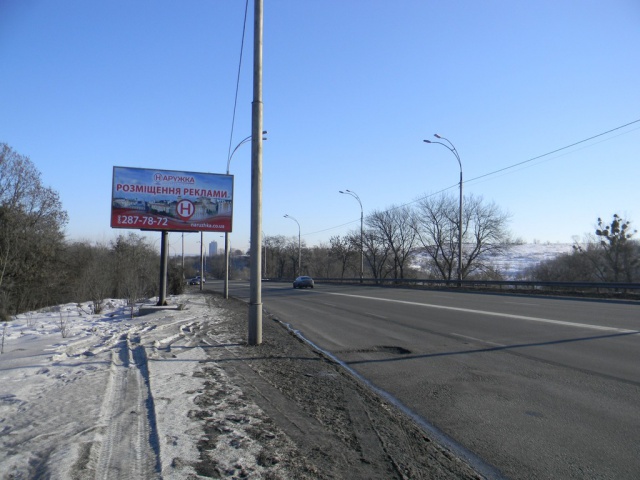 Щит 6x3, ул. Заболотного, 1200 м от заправки ANP, напротив, в сторону Столичного шоссе Щит 6x3, ул. Заболотного, 1200 м от заправки ANP, напротив, в сторону Столичного шоссе
