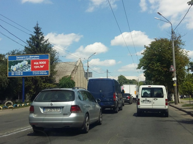 Щит 6x3, Воздухофлотский проспект, 88. Перед поворотом на Кадетский гай. Аэропорт Жуляны Щит 6x3, Воздухофлотский проспект, 88. Перед поворотом на Кадетский гай. Аэропорт Жуляны