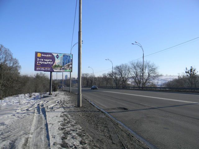 Щит 6x3,  Заболотного Академіка вул., 700 м від повороту на Квітуча вул., в напрямку Столичне шосе